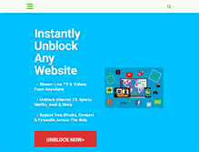 Tablet Screenshot of instantunblock.com